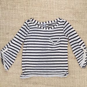 Navy striped Splendid tee, XS